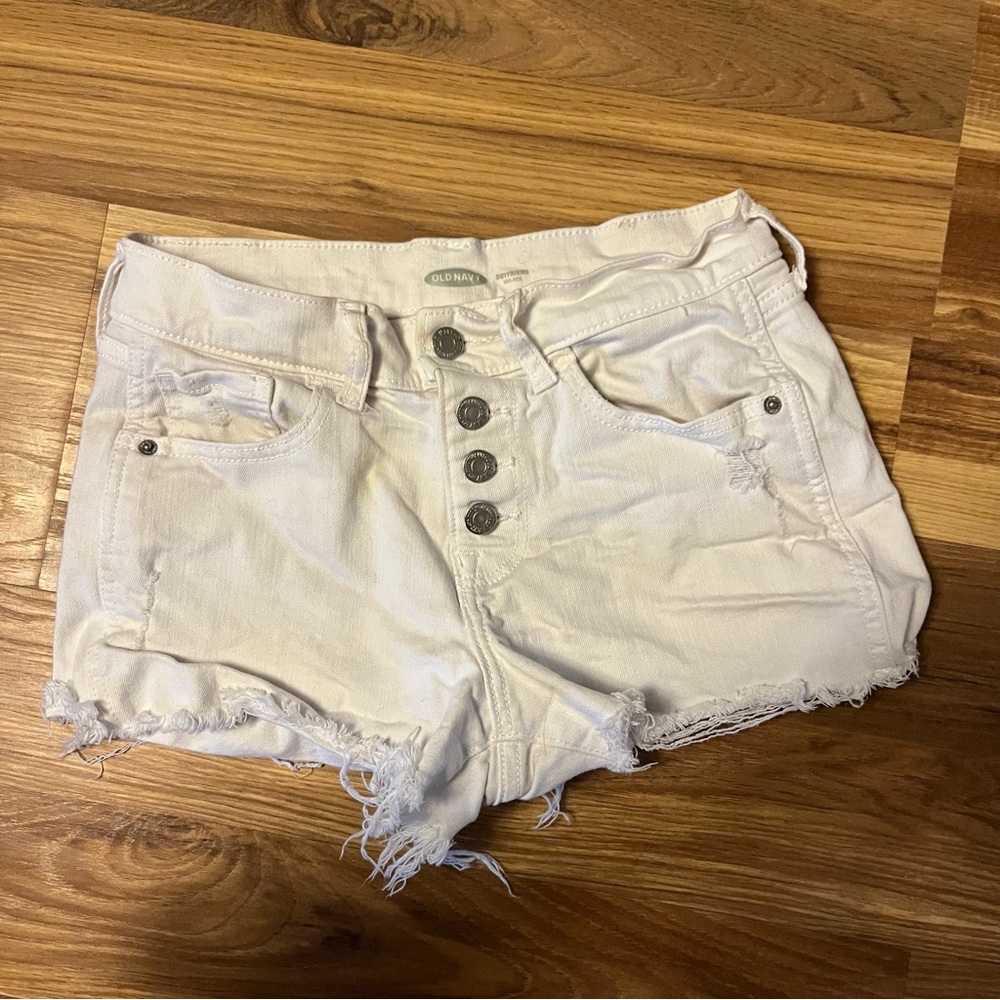 old navy boyfriend jean shorts